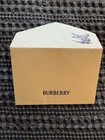 Blue & White Burberry Receipt Envelope Holder 3.125"x4.5" - Used - EXCELLENT