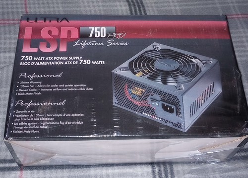 LSP Ultra 750W ATX Desktop Switching Power Supply ULT-LSP750. Brand New. Sealed