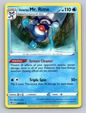 Galarian Mr. Rime 038/192 Rare Rebel Clash NM 2020 Arita Free Shipping PP-01-31