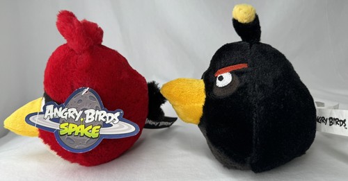 Peluche Angry Bird Space Red 2010 con etiqueta y bomba 2012 5" - Imagen 3 de 14