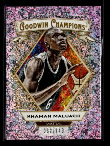 Khaman Maluach 2025 Upper Deck Goodwin Champions #78 Pink Confetti 032/149