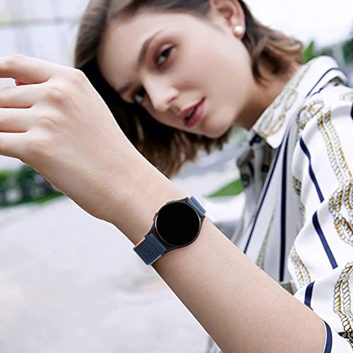Compatible With Samsung Galaxy Watch 7 6 5 4 40mm 44mm, 20mm Deep Navy Blue - Picture 7 of 7
