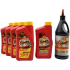 Schaeffer's V-Twin 3-Hole Oil Service Kit, 20W-50 Engine Oil, Primary, Gear Lube