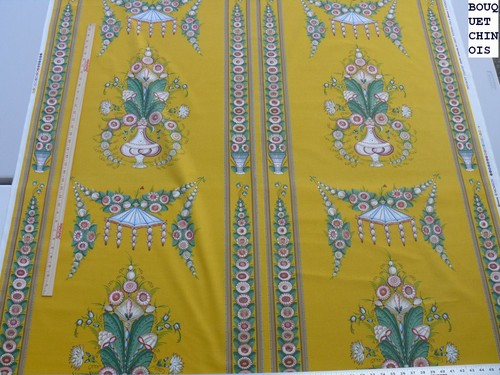 BY YARD SCALAMANDRE BOUQUET CHINOIS GW MARIGOLD YELLOW CHINOISERIE MSRP$200++ - Picture 7 of 16