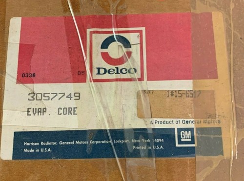 New NOS ACDelco Evaporator Core 15-6517 3057749 - Picture 3 of 3