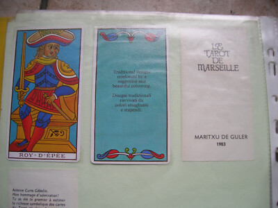 TAROT MARITXU DE GULER JOUER / PLAYING CARDS 78 CARTES BOITE DECOUPEE 1983 ( K1 TAROT MARITXU DE GULER JOUER / PLAYING CARDS 78 CARTES BOITE DECOUPEE 1983 ( K1