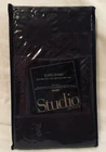 J.C. PENNY HOME STUDIO PILLOW SHAM (1) EURO 26”X26” Black NEW