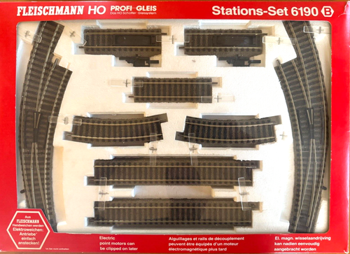 Fleischmann Profi Gleis 6190 - Stations-Set - B - Originalverpackt - 1:87 HO H0 - Bild 5 von 14