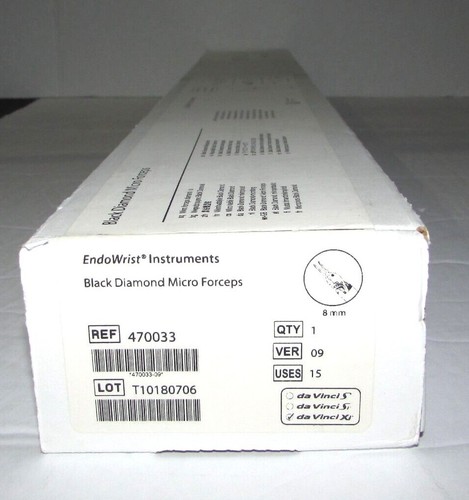 Intuitive Surgical 470033 Da Vinci Xi Black Diamond Mikro Pinzette versiegelt - Bild 1 von 2