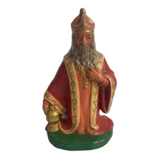 Vintage Holland Mold Kneeling Wise Man Nativity Figure  Replacement Christmas