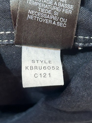 DKNY Button Up Shirt Men Large Long Sleeve Collar Dark Denim NWT Style#KBRU6052 - Picture 21 of 24