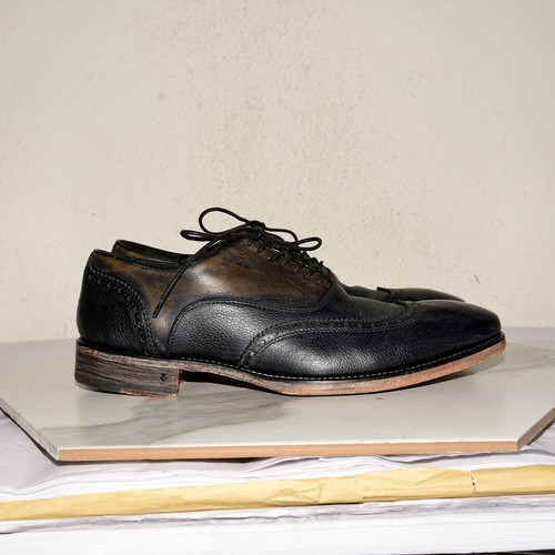 John Varvatos Italy Wingtip Leather Oxford Shoe Men US 10