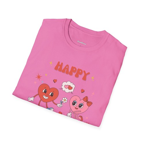Valentines Day Unisex T-Shirt, Cute Love Heart Tee, Happy Valentine's Gift Shirt - Picture 33 of 65