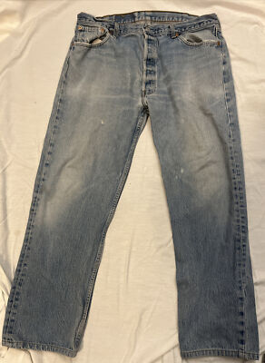 vintage 90's levis 501 jeans denim pants usa 37” Tag 40 | eBay