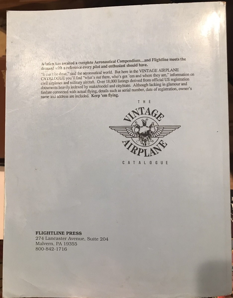 ヴィンテージ】AVIATION BOOK92-93 ORDER CATALOG Advanced