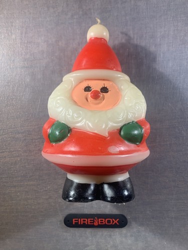Vintage Hallmark Santa Claus Christmas Candle - Unused - 8” - Picture 1 of 4