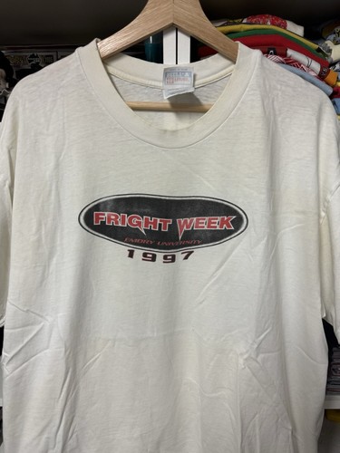 Vintage 1997 Scream Fright Week Sorority Fraternity Emory XL Shirt Haunted - Picture 5 of 6