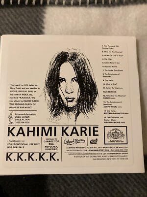 Kahimi Karie - K.K.K.K.K. (ADVANCE CD, 1998, Le Grande Magistery) Bonus Tracks