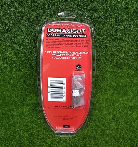 DuraSight Dead-On 1" Base/Ring CVA Scope Mount System, High, Black - DS410B - Picture 2 of 2