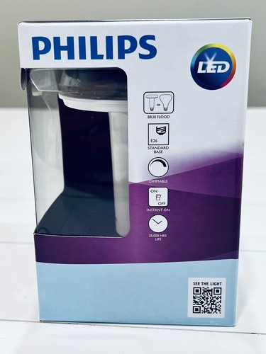 Philips LED Slim Style Indoor Flood 9.5w Replaces 65w Dimmable Daylight Bulb - Picture 2 of 4
