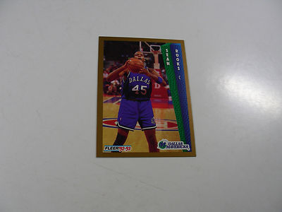 Sean Rooks 1992 Fleer ROOKIE CARD #325