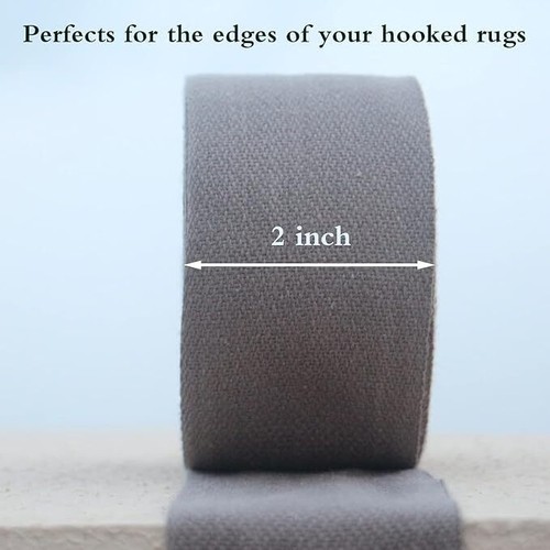 2Inch 5 Yards Cotton Tufting Carpet Rug Binding Edge Bias Binding Webbing Ribbon - Picture 8 of 9