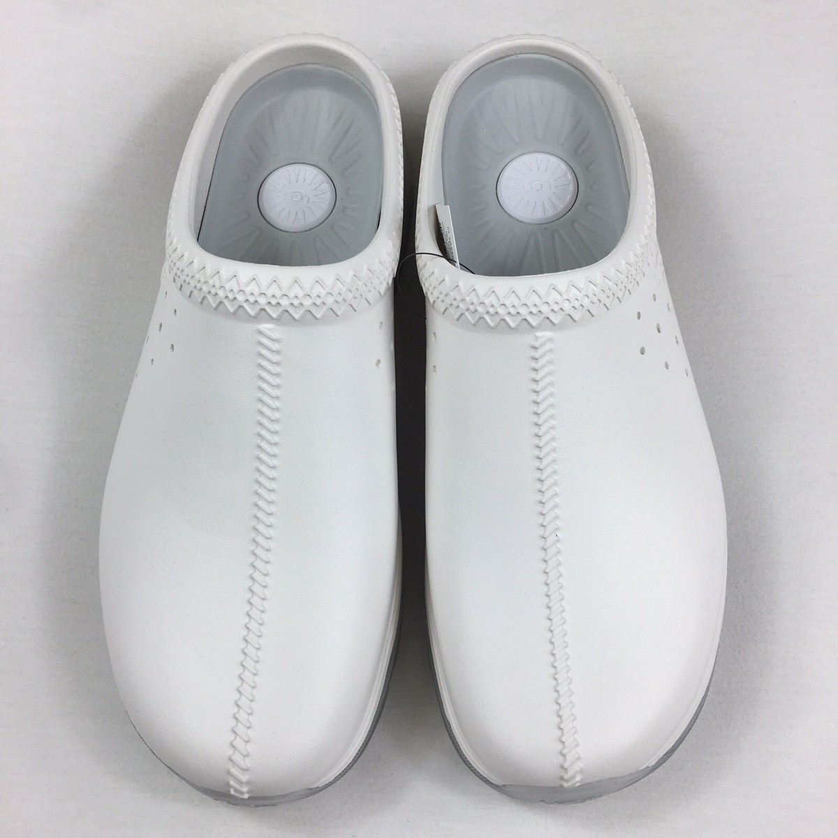 Ugg M Tasman Sport White Unisex Slip On Sandals Clog Nurse 
