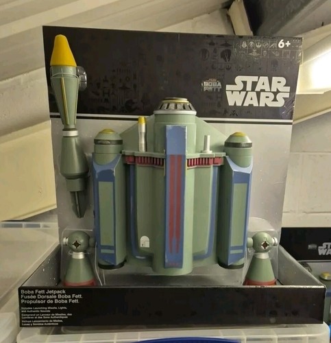 Disney Store Star Wars Boba Fett Jet Pack Sounds And Lights Raketenwerfer