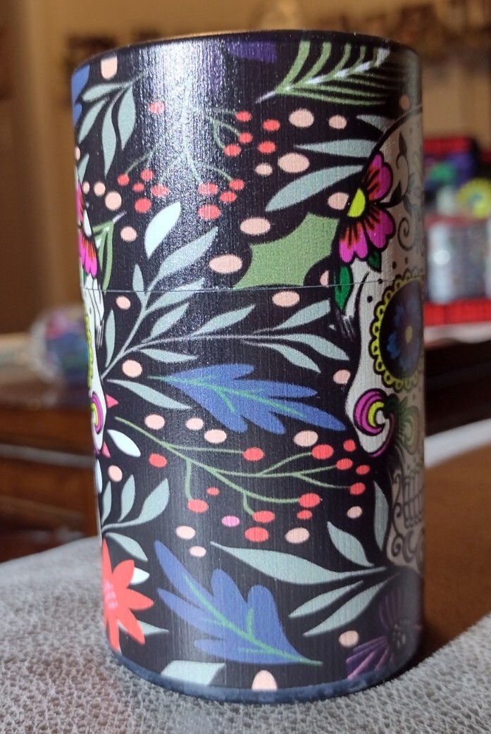 Vacuum Seal Air Tight Smell Proof Storage Stash Container sugar skull