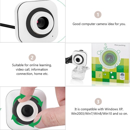 External Camera Laptop Indoor Conferencing Camera Usb Pc Computer Camera - Afbeelding 12 van 12