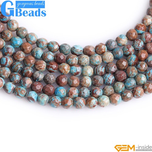 4mm Faceted Round Assorted Gemstone Beads for Jewelry Making Free Shipping 15" - Picture 17 of 101