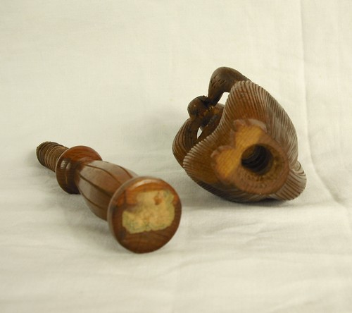 Nutcrackers,Sculpture Carved Lapis Lazuli Squirrel Wooden Nutcracker,Martinach - Picture 3 of 6