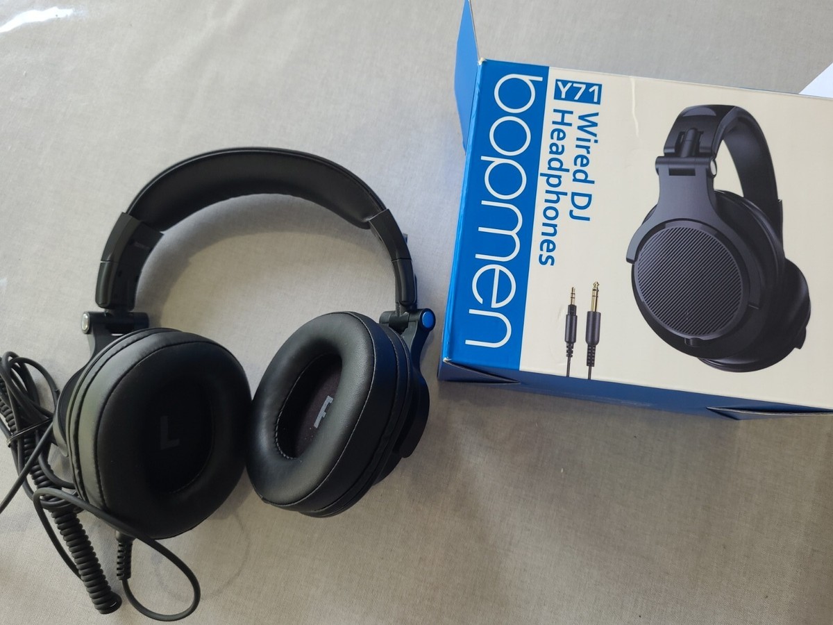 BOPMEN Y71 STUDIO HEADPHONES Wired DJ Headphones in Original Box