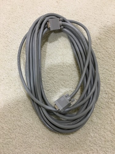 25' Gray VGA M/M Male to Male Low Voltage Computer Cable - Picture 3 of 3