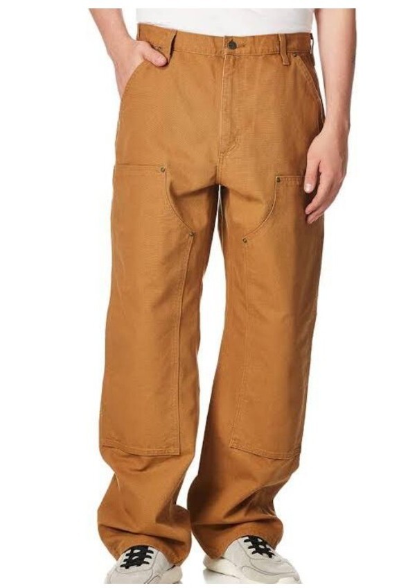 Carhartt カーハート ダブルニー B136 BRN ブラウン 32 Mens 40X32 CARHARTT B136 BRN Duck Canvas DOUBLE FRONT KNEE