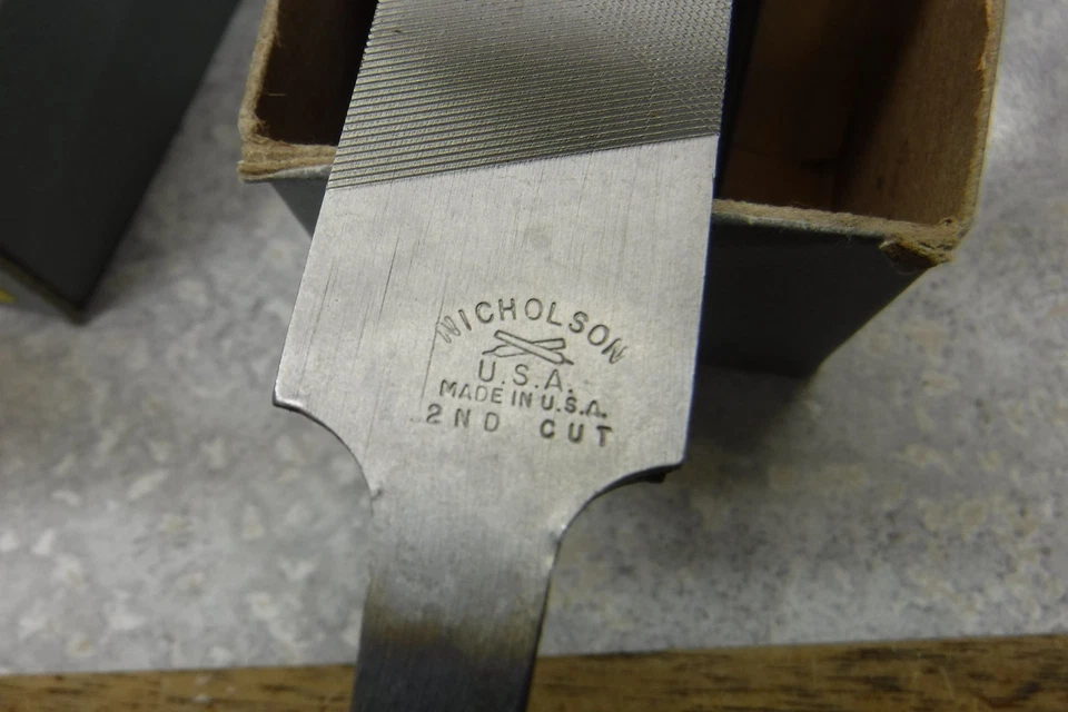 Nicholson 8" Knife 2nd Second Cut File 06930  NEW!   * USA MADE * - Image 2 of 4