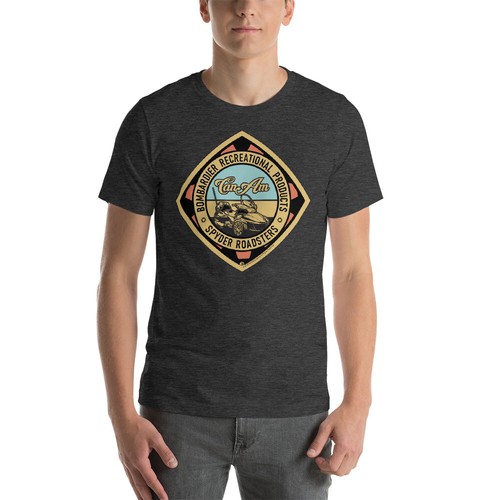 Can-Am Spyder RT Roadsters kurzärmeliges Unisex-T-Shirt - Bild 12 von 12