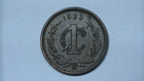 MONEDA DE COLECCIÓN MEXICANA DE 1 CENTAVO 1933 - Imagen 3 de 13