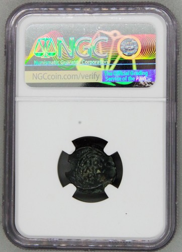 Antonius Felix, NGC Ch F, AD 52-159, AE Prutah, Under Claudius, Judea - Picture 3 of 4