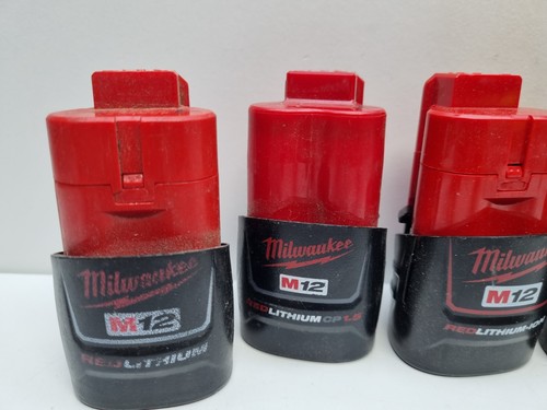 Milwaukee 12v Battery x6 - For Parts or Repair - Picture 2 of 6
