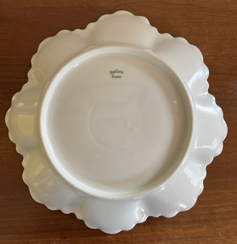 Antique Haviland Ranson All White 9 1/4" Salad Serving Bowl Flat - Picture 7 of 15