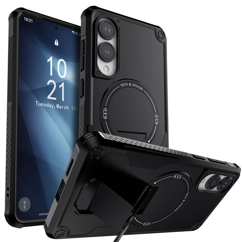 Funda con soporte para teléfono Samsung Galaxy S25 Edge cordón/vidrio templado - Imagen 6 de 51