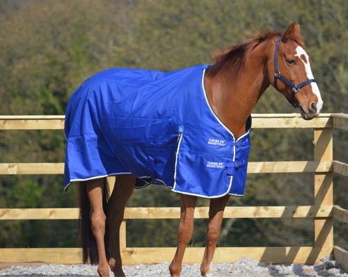 "Turner Equestrian 100g blau 600d und 1200d Ripstop Pferd Wahlbeteiligung Teppiche 5'3""-7'0" - Bild 3 von 4
