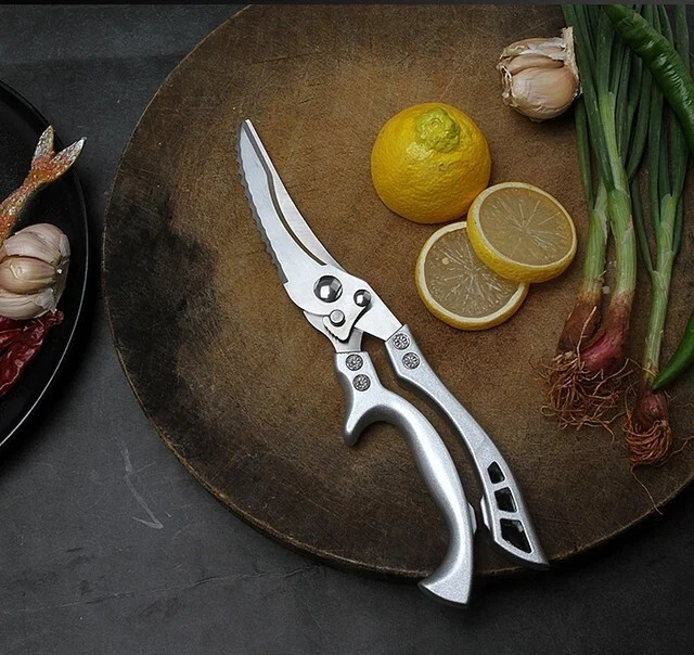 Multifunktion, robuste Hühnerschere Edelstahl, Fleischschere, Küchenschere - Bild 2 von 4