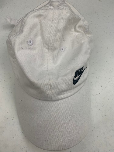 Nike Hat Cap Adjustable White Black Pre Owned HT9+133