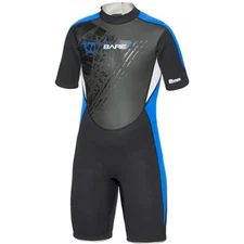 Bare 2mm Manta Shorty Youth Blue Kids Wetsuit