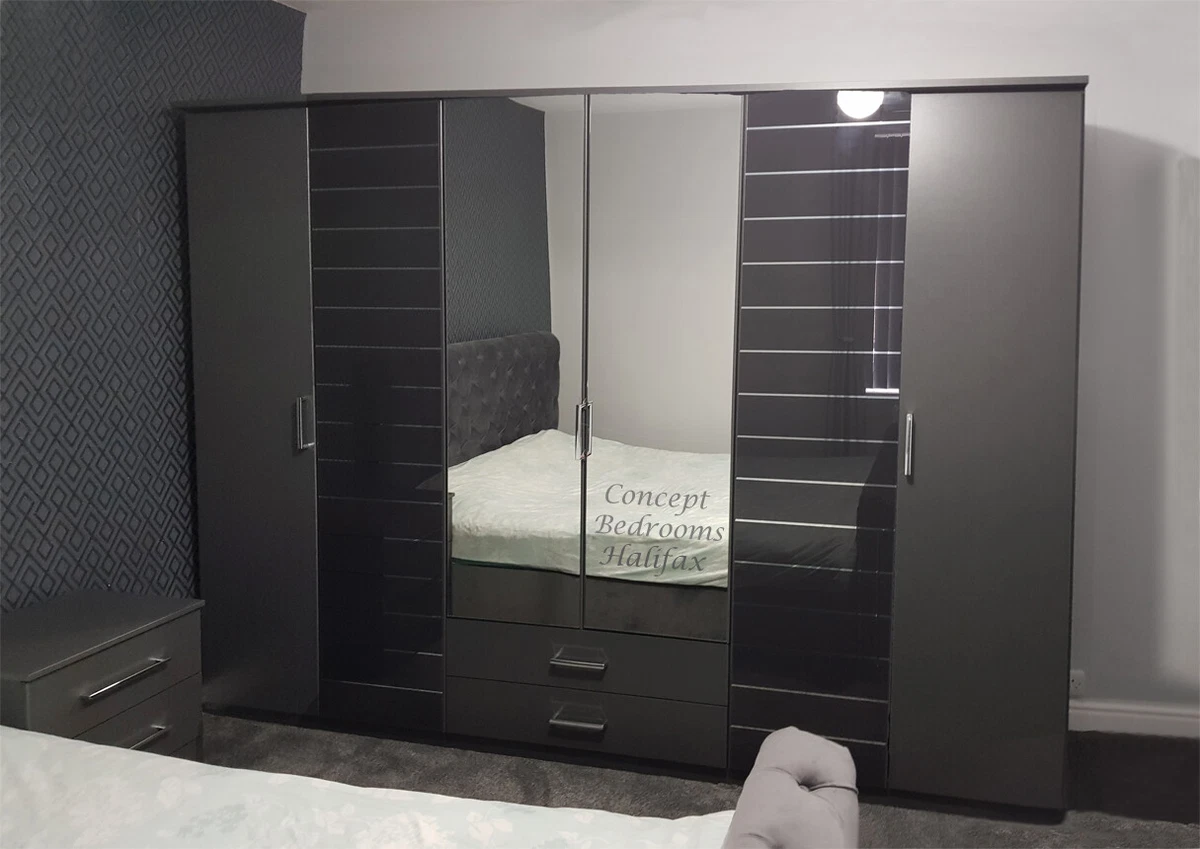 Black wardrobe ebay online