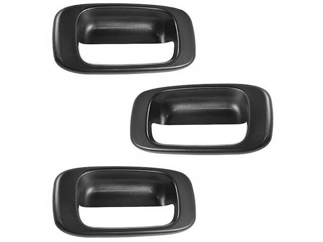 TRQ Tailgate Handle Bezel Set fits Chevy Silverado 1500 HD Classic 2007 55PGDS
