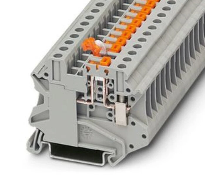 5PCS NEW PHOENIX CONTACT UT 4-MT-P/P Knife-Disconnect Terminal Block 3046171