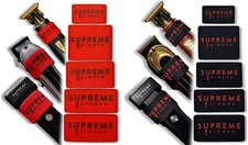 Supreme Trimmer Clipper Grips  10 PC Non Slip Clipper Bands  SGR50 Black  Red